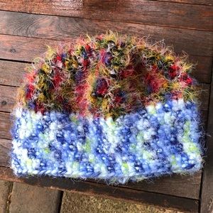 Beanie Boutique customized warm fuzzy hat.